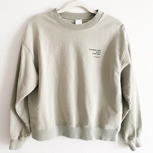 H&M Sage Green Sweatshirt